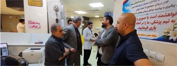 🔵 بازدید میدانی  پنجشنبه و پیگیری مشکلات؛ گامی برای ارتقای خدمات