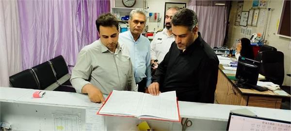 🔹 بازدید مدیر دفتر پرستاری از بخش‌های اورژانس